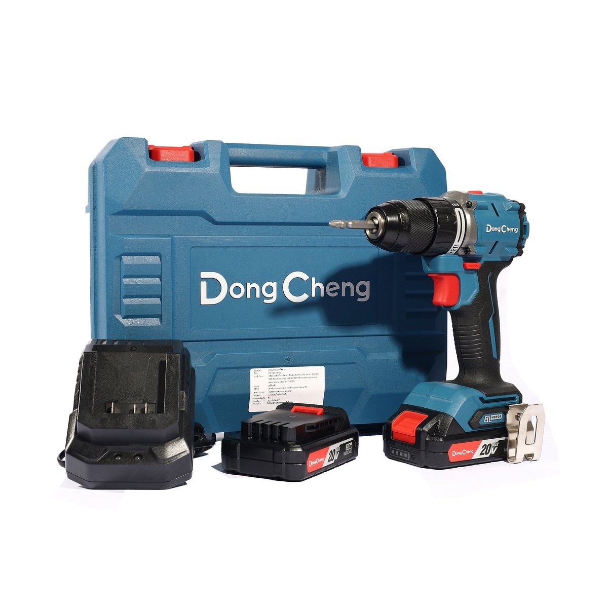 Dong Cheng DCJZ2060i-AM สว่านกระแทกไร้สาย 60Nm 20V แบตx2