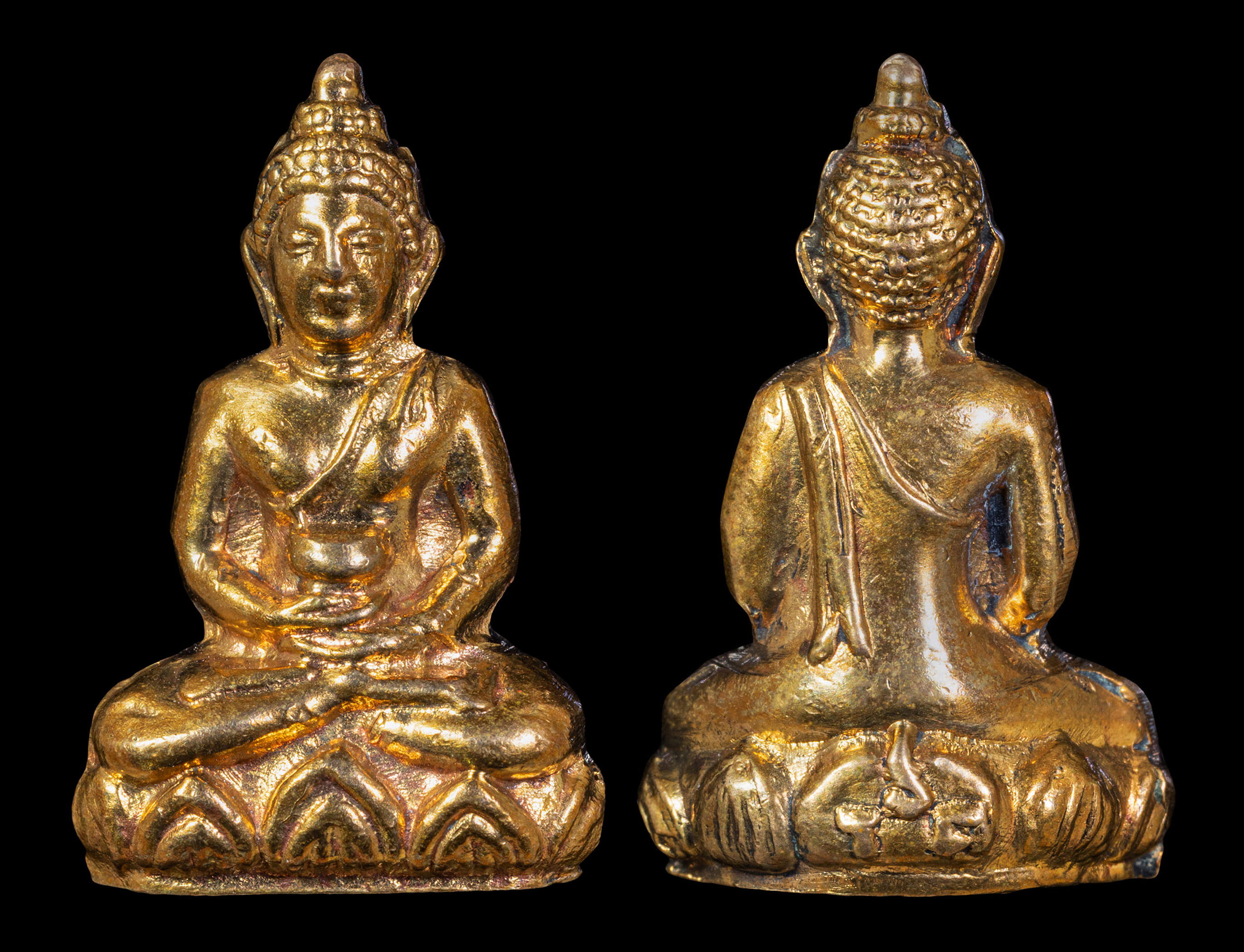 พระกริ่งร.ด. เจ้าคุณนรฯ วัดเทพศิรินทร์ เนื้อทองผสม ปี2513 ตอกโค๊ตดาบไขว้ที่ใต้ฐาน กริ่งดังกังวาล สภาพสวยแชมป์