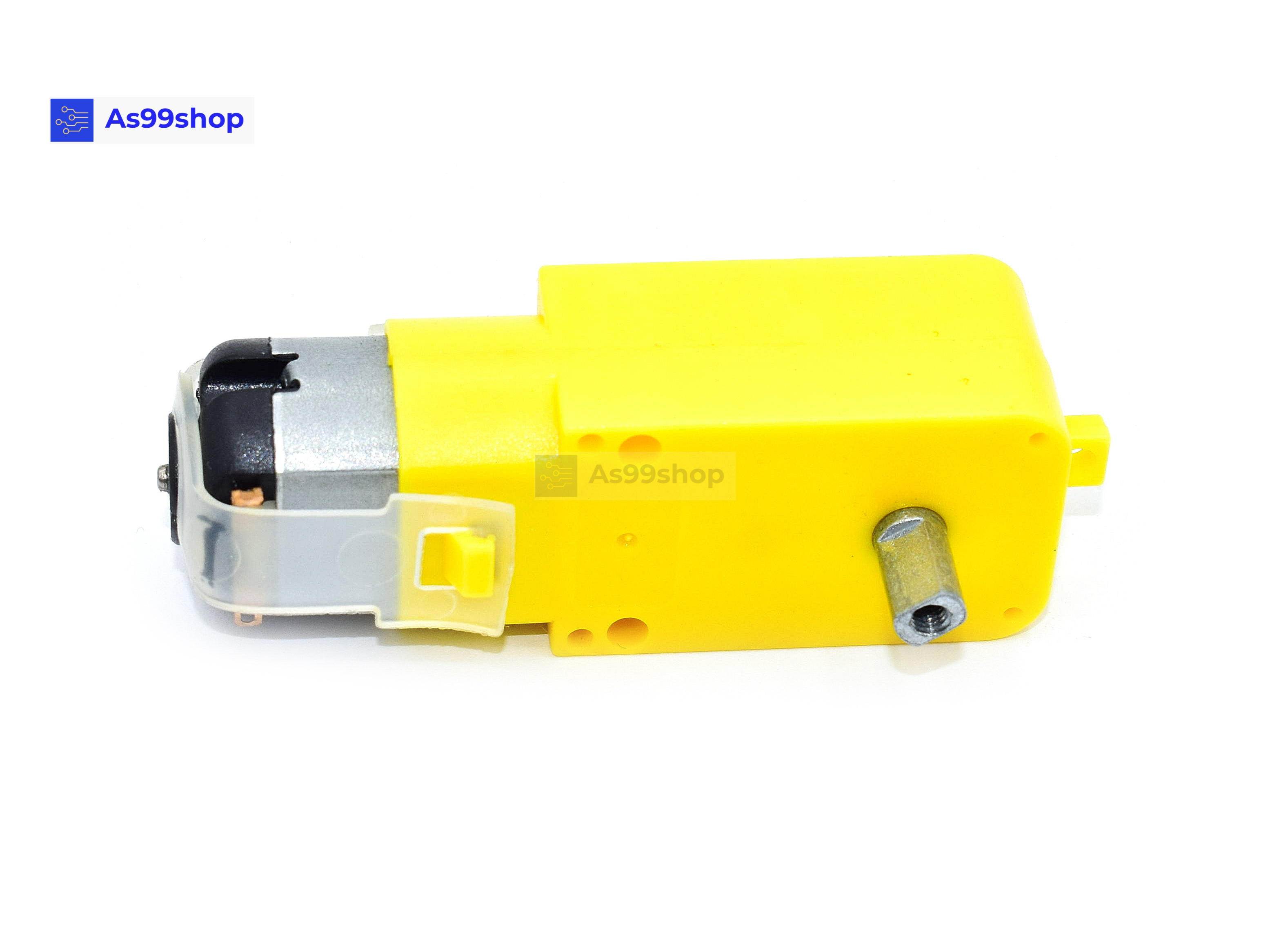 Gear Motor เกียร์มอเตอร์ 3V - 12V สำหรับ Smart Robot Car เฟืองโลหะ แกนคู่ 1:48