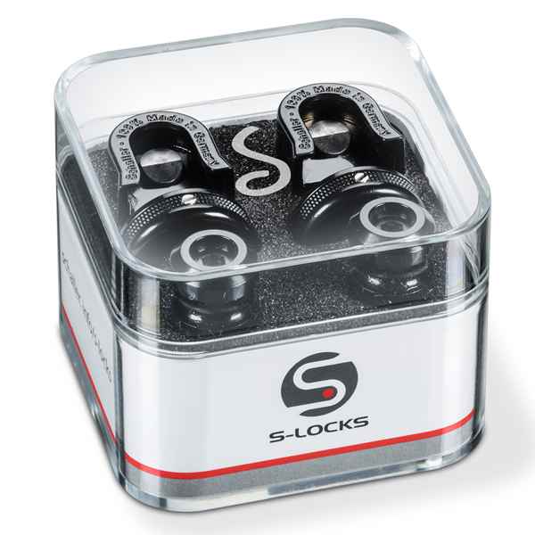 SCHALLER S-LOCKS BLACK CHROME - ตัวล็อกสายสะพาย