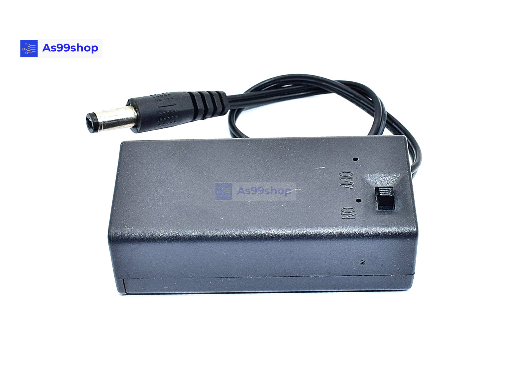 รังถ่าน 9 Volt battery box แบบมีฝาปิด/สวิตซ์ปิด,เปิด /plug 5.5*2.1 mm