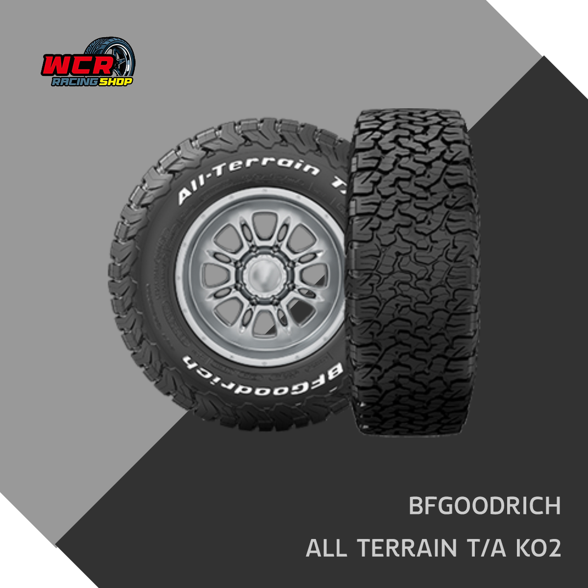 ยางออฟโรดในตำนาน BFGoodrich All-Terrain T/A® KO2 ขนาด LT265/70R17 112/109S