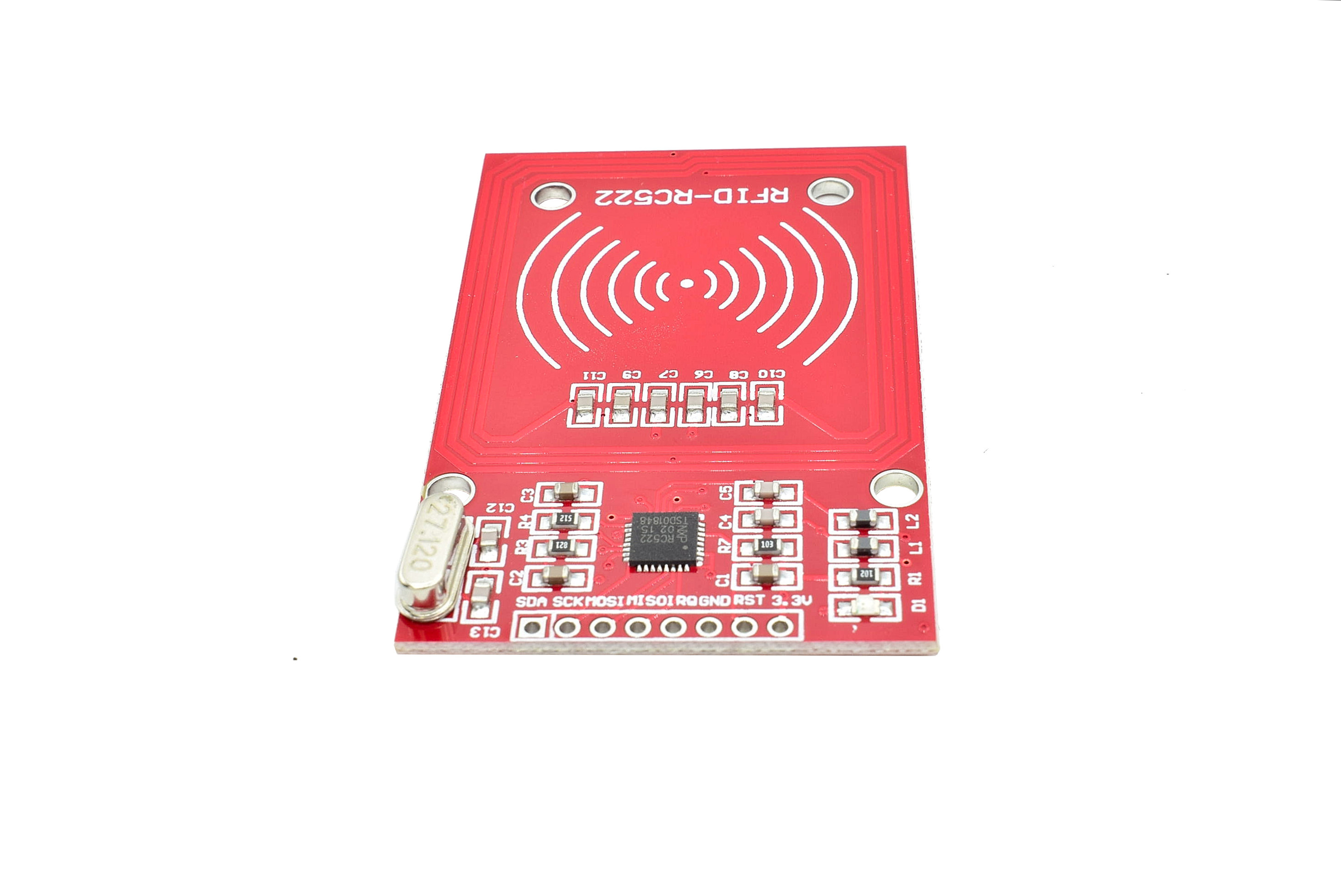 RC522 RFID Module Mini Card Reader/Detector 13.56MHz RED PCB