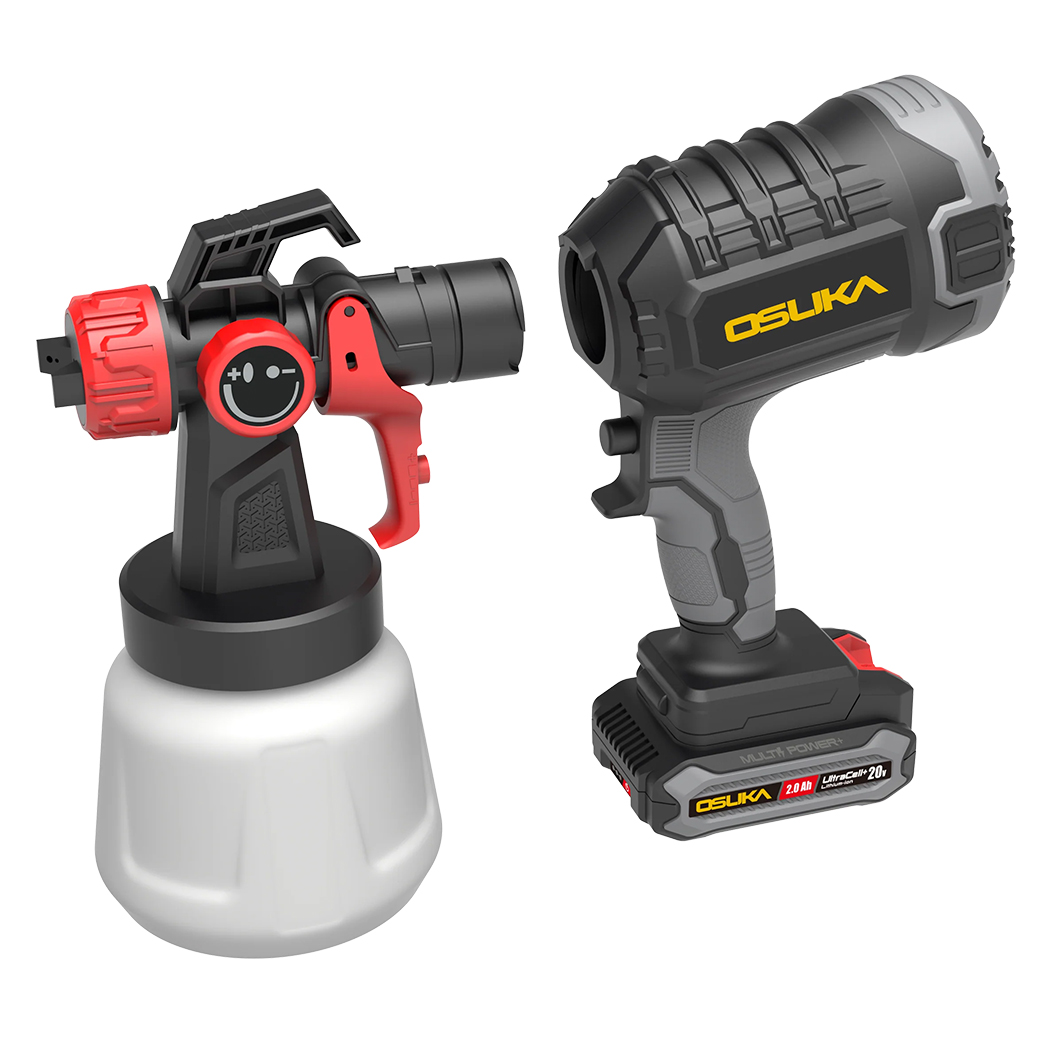 OSUKA OCSG776-SET กาพ่นสีไร้สาย 2.5mm 20V พร้อมแบตx1