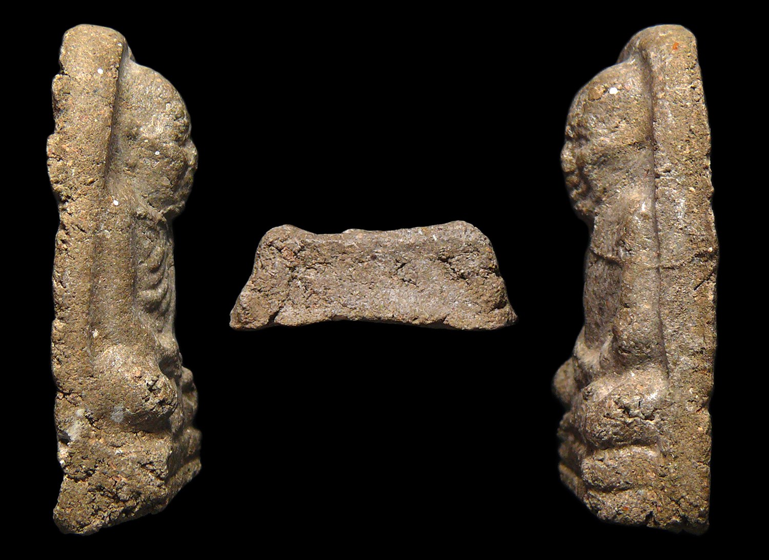 พระผงรูปเหมือนหลวงพ่อครน พิมพ์ซุ้มกอ วัดบางแซะ รัฐกลันตัน มาเลเซีย หายาก