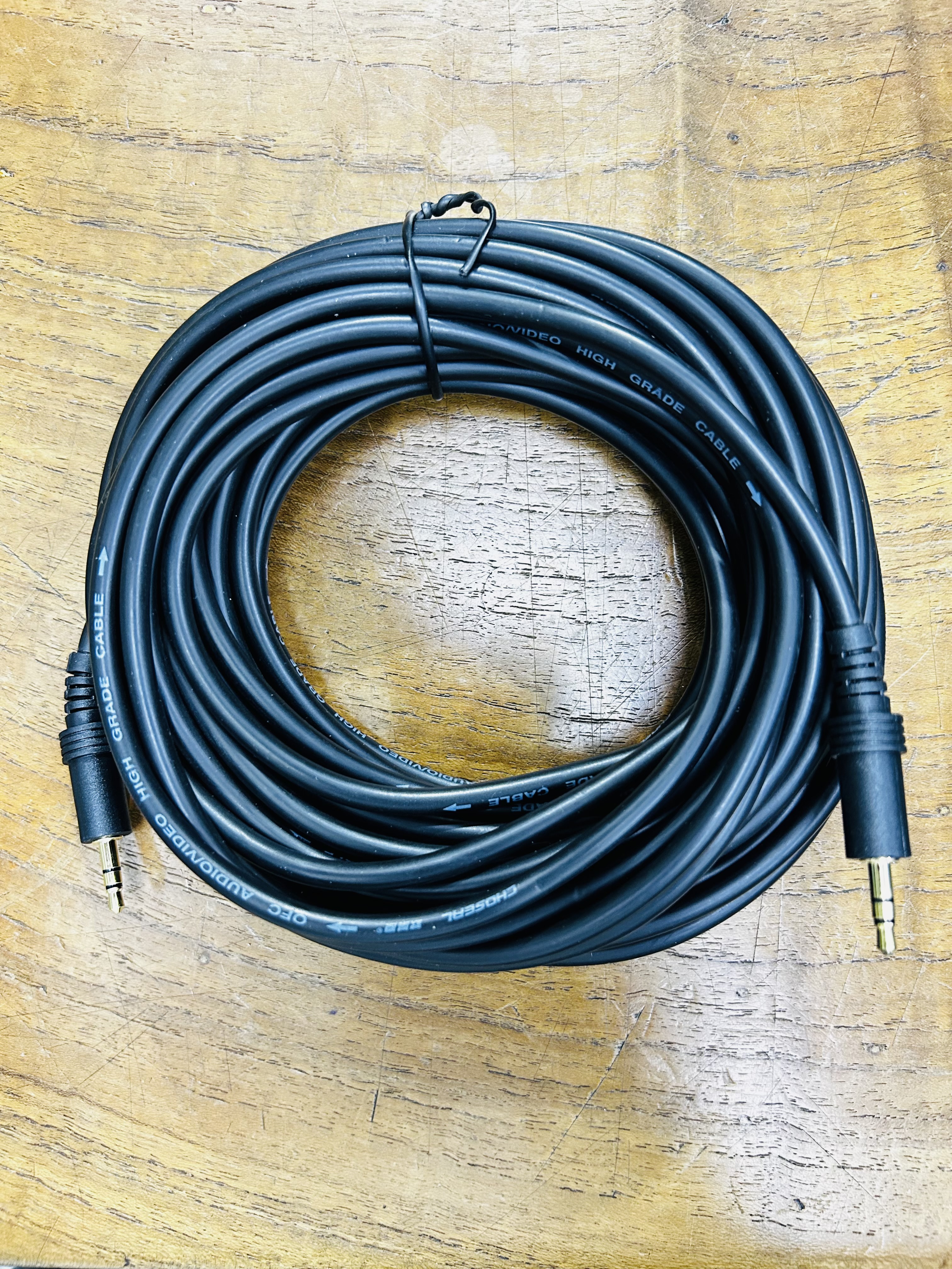 AUX Stereo Cable 10m.(3.5 to 3.5)