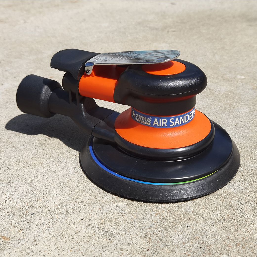 SUMO 6118 เครื่องขัดกระดาษทรายลม 6" 10500rpm ดูดฝุ่นในตัว