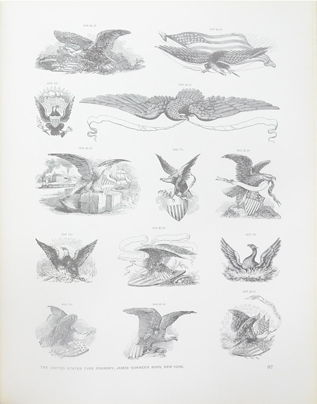 JAMES CONNER’S SONS ELEC TROTYPE SPECIMENS 1888