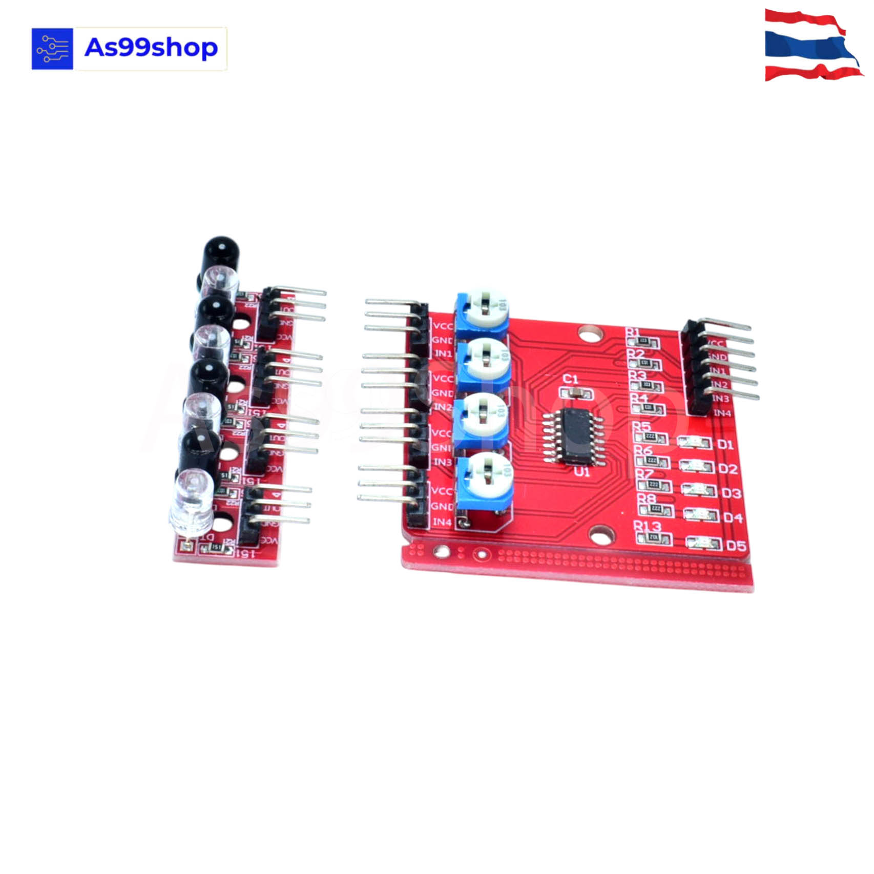 4-channel infrared tracing sensor