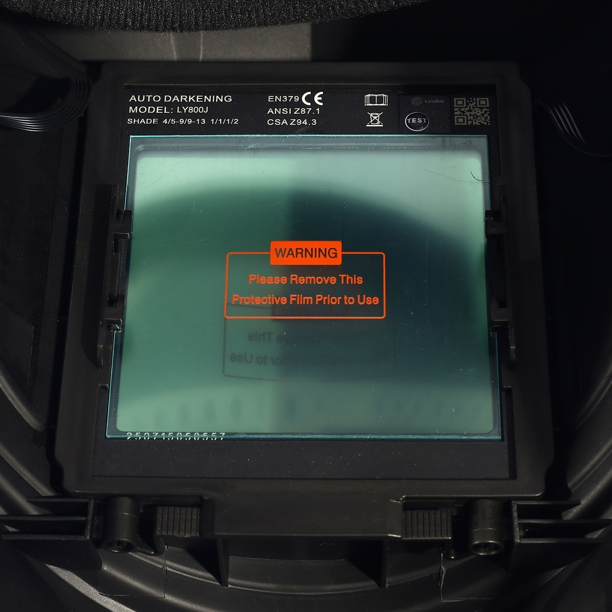 JASIC LY800J หน้ากากเชื่อมปรับแสงอัตโนมัติ 100x93mm 1/10000S±20%