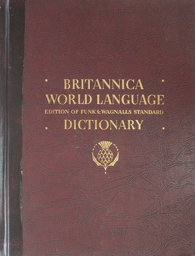 BRITANNICA WORLD LANGUAGE DICTIONARY (2 เล่ม A-Z)