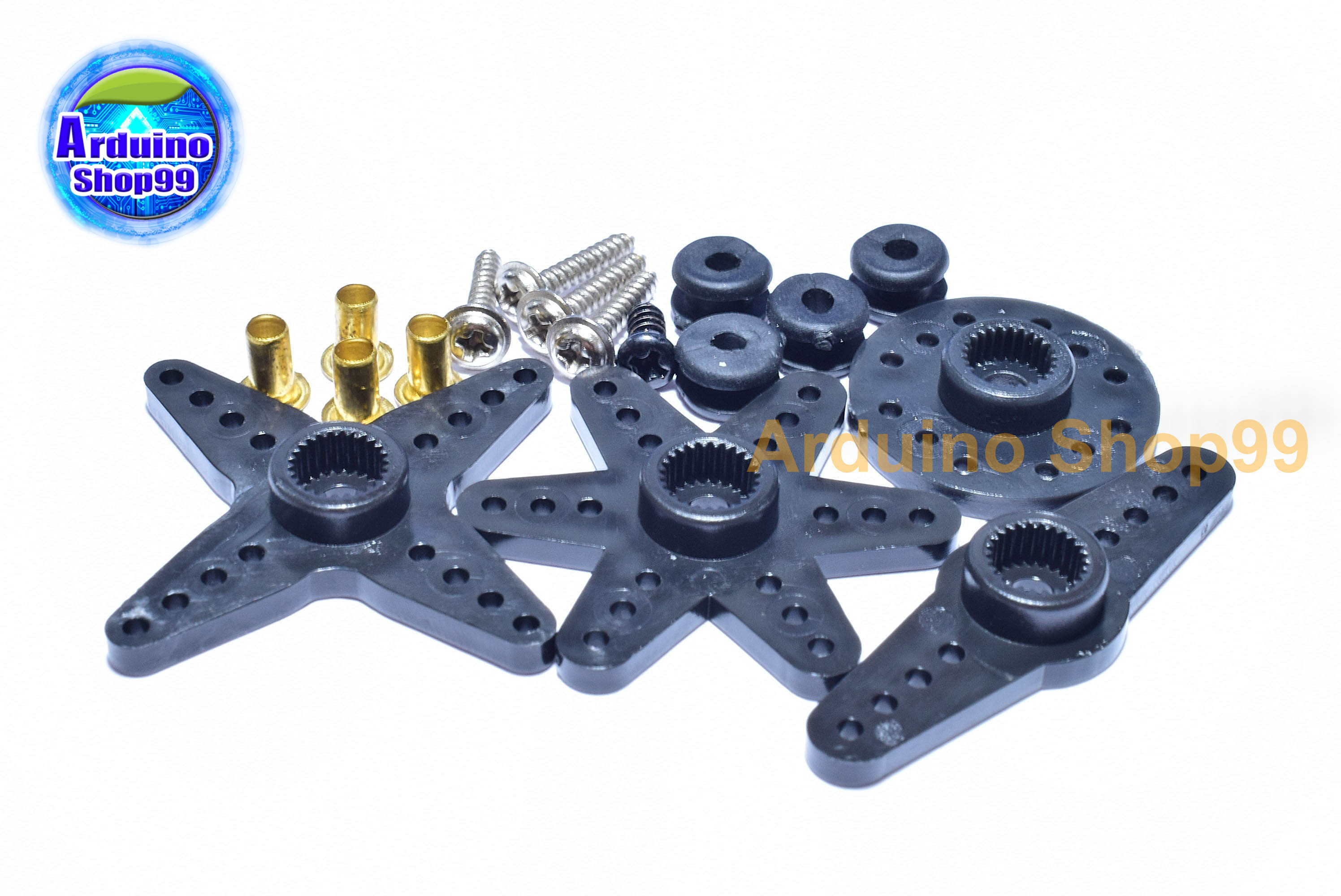 เซอร์โว DS04-NFC360 หมุนได้ 360 องศา กลับหน้า-หลังได้ คล้ายมอเตอร์ แรงบิด 5.5 kg/cm (4.8V)