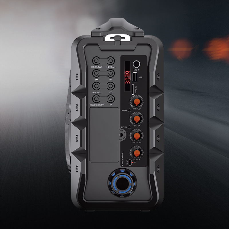 AJ ลำโพงบลูทูธ รุ่น X61 กำลังขับ 50วัตต์ ลำโพงคาราโอเกะ มีเเบตในตัว ฟังวิทยุได้ แถมไมค์ลอยและรีโมท ประกัน 1 ปี