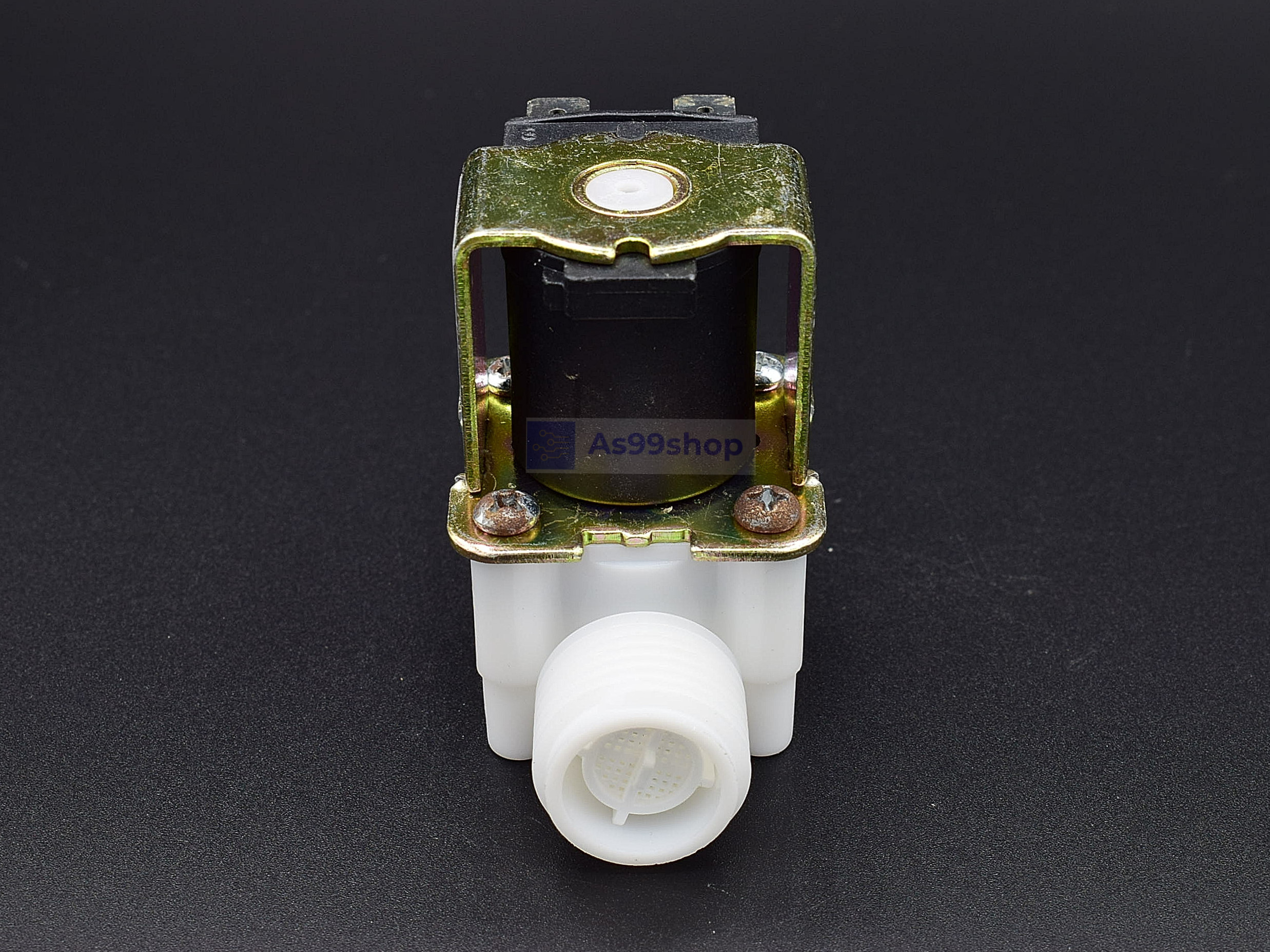 โซลินอยด์วาล์วพลาสติก Solenoid Valve 24Vdc 1/2 นิ้ว สำหรับเปิด-ปิด น้ำ