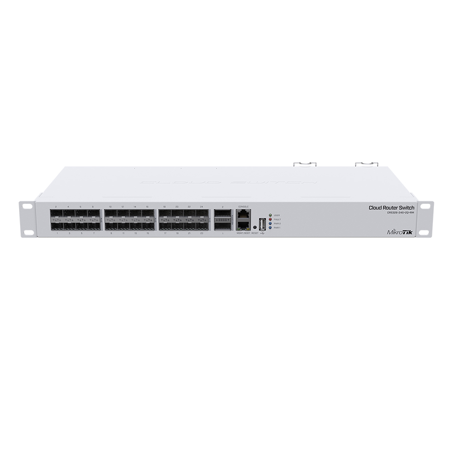 Mikrotik Cloud Router Switch L3 CRS326-24S+2Q+RM, 24 Port SFP+, QSFP+ 40Gbps