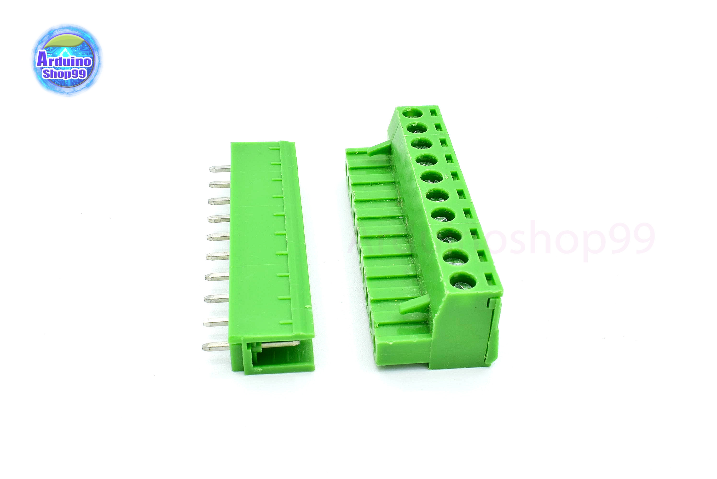 Terminal Block PCB connector 10P / 2EDGK 5.08mm plug-in ( 1 ชุด ผู้+เมีย )