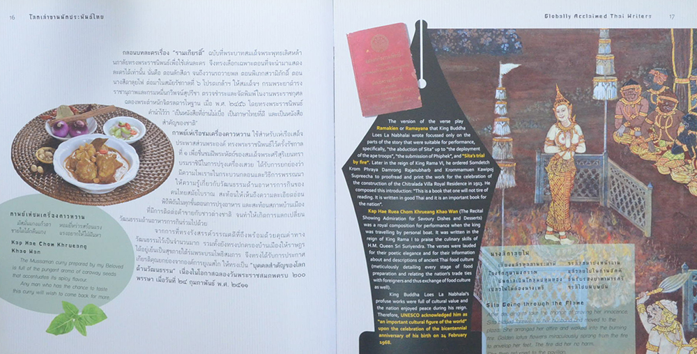 โลกเล่าขานนักประพันธ์ไทย (ภาษาไทย-อังกฤษ)