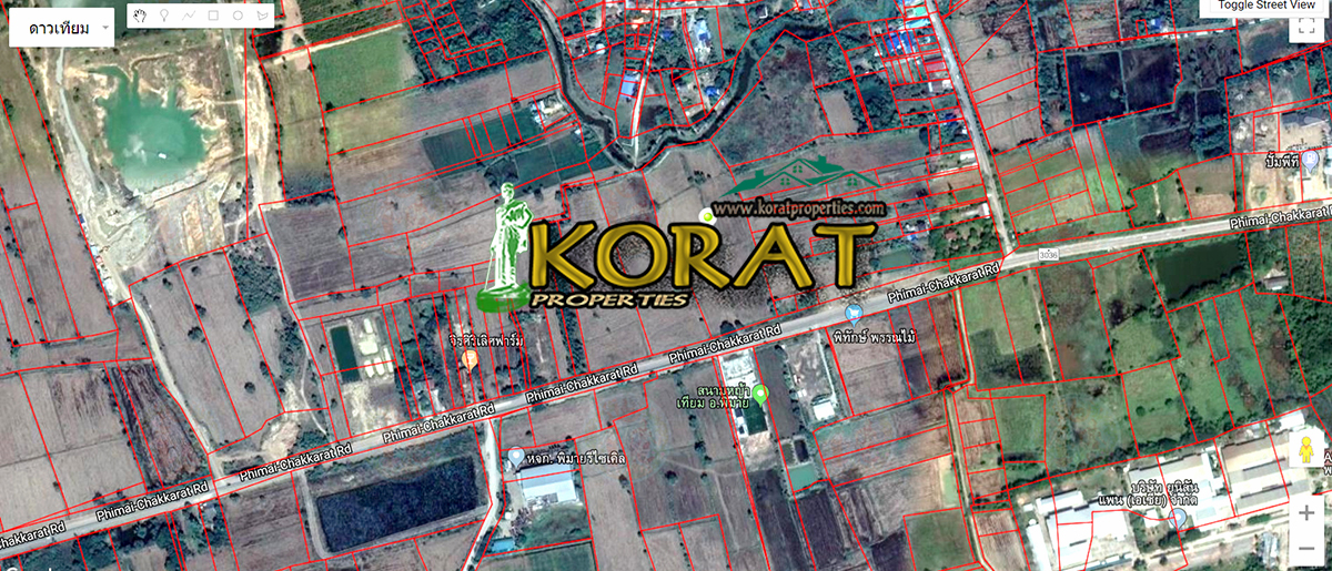 ขายที่ดิน เนื้อที่ 16-1-63 ไร่ โซน อำเภอพิมาย # รหัสทรัพย์ KP-0224