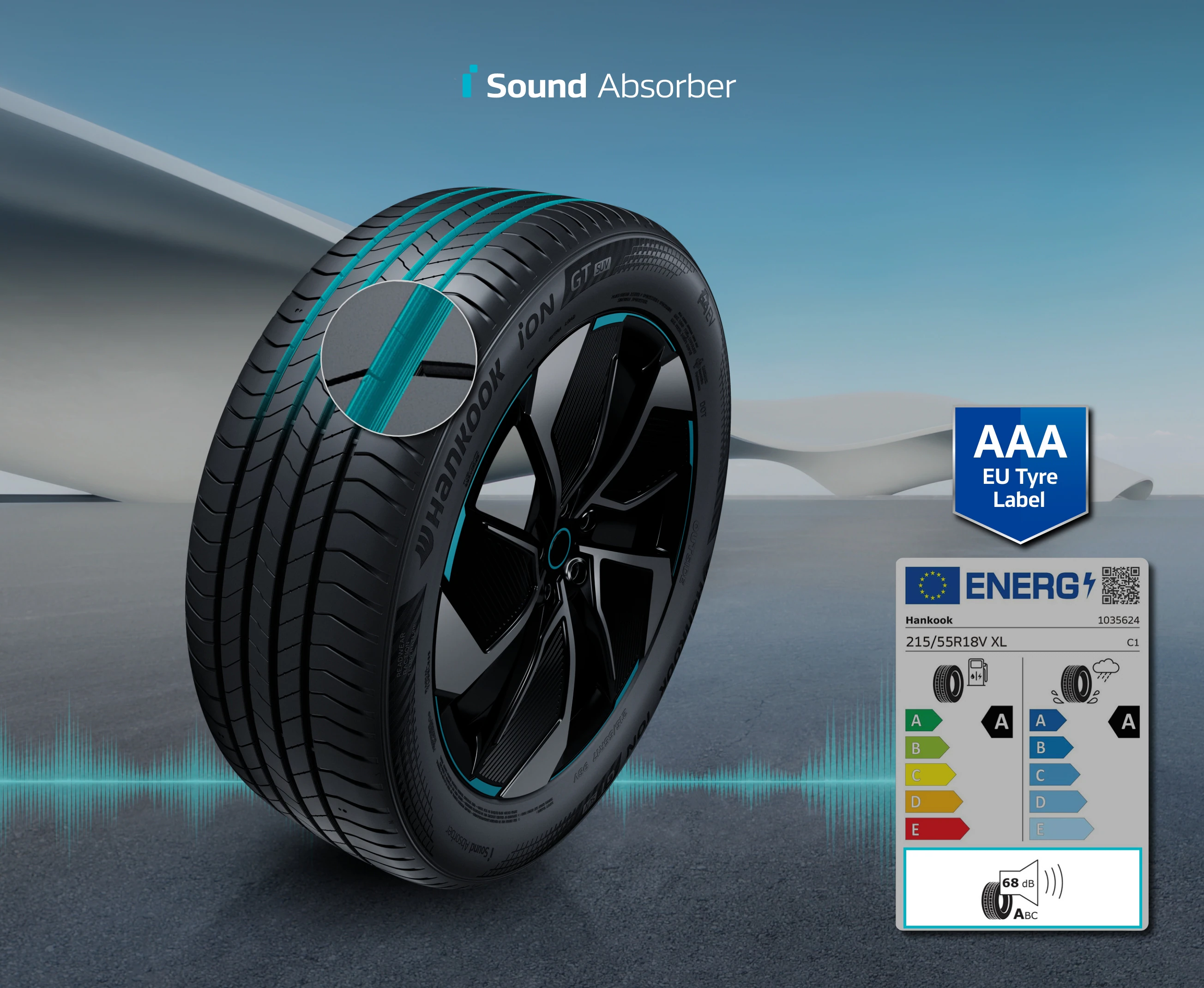 ยาง HANKOOK ION GT IK41A SUV ขนาด 235/45-19ราคาพิเศษ สั่งได้