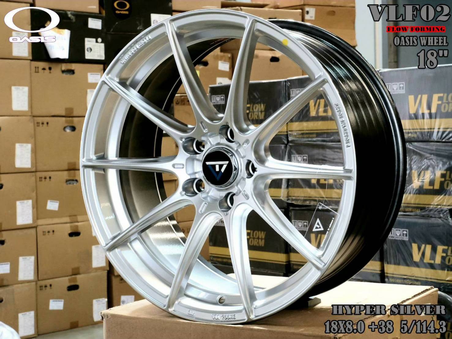 ล้อOASIS WHEEL ขอบ 18 VLF-02