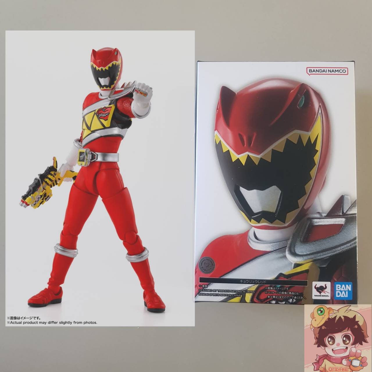 S.H.FIGUARTS(SHINKOCCHOU SEIHOU)Zyuden Sentai Kyoryuger - KYORYU RED(Daigo Kiryu) Ver 2.0[BANDAI]ขบวนการผู้กล้าไดโนเสาร์ เคียวริวเจอร์ เคียวริวเรด ไดโกะ คิริว[LOT JP]