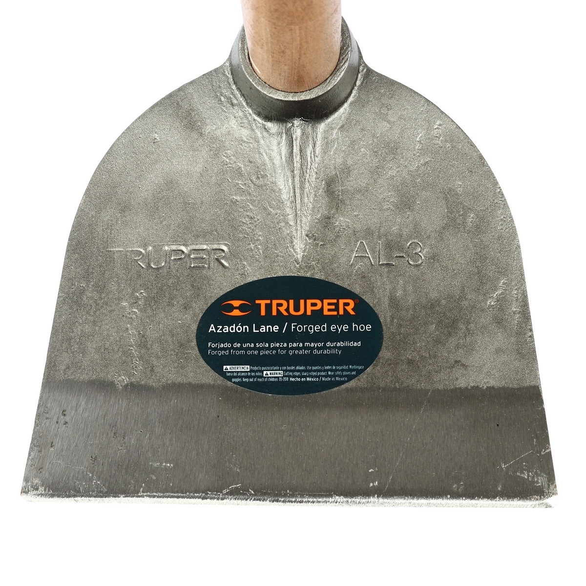 TRUPER 10621 จอบเหล็ก 8.1/2"x8.1/2" ด้ามยาว 54"