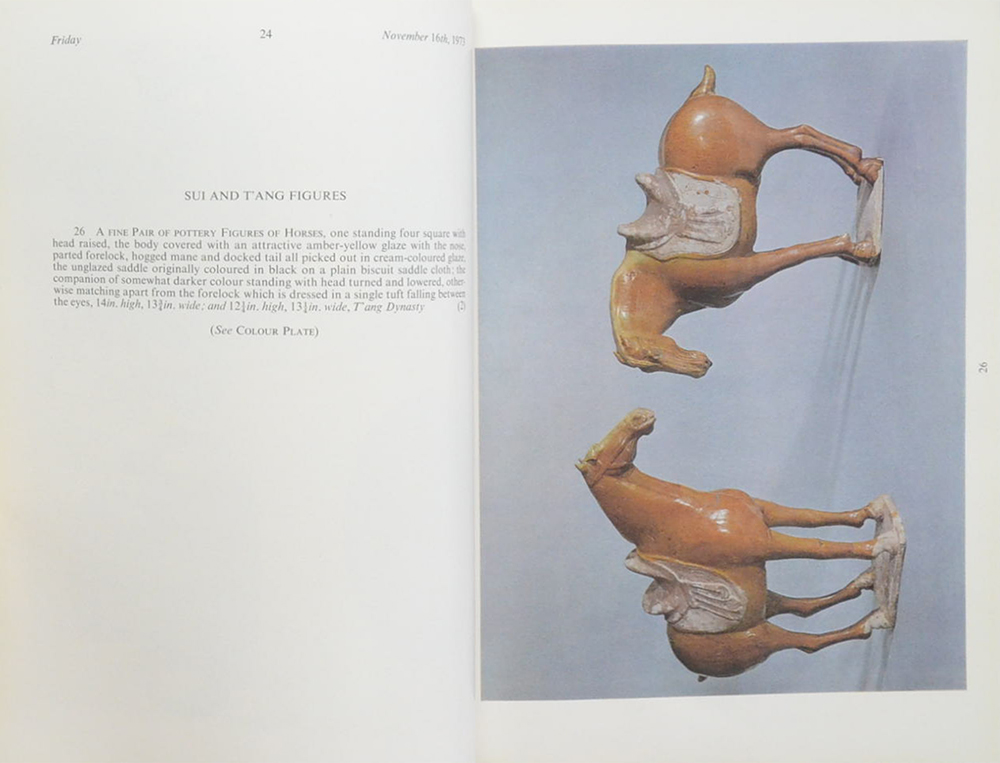 IMPORTANT CHINESE CERAMICS AND ARCHAIC BRONZES FRIDAY 16th NOVEMBER 1973