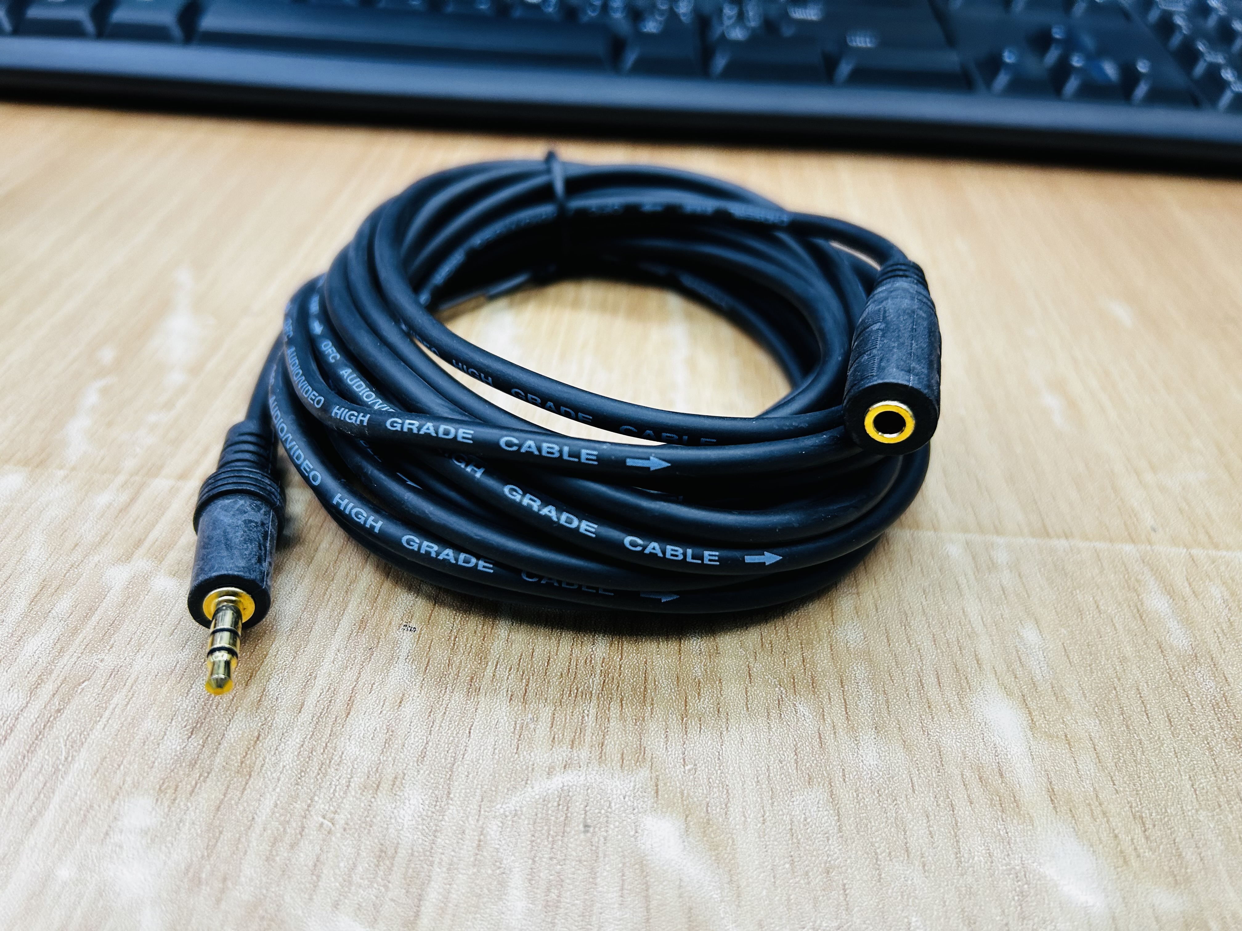 Stereo Audio Cable Extension cable 5m.(3.5mm)