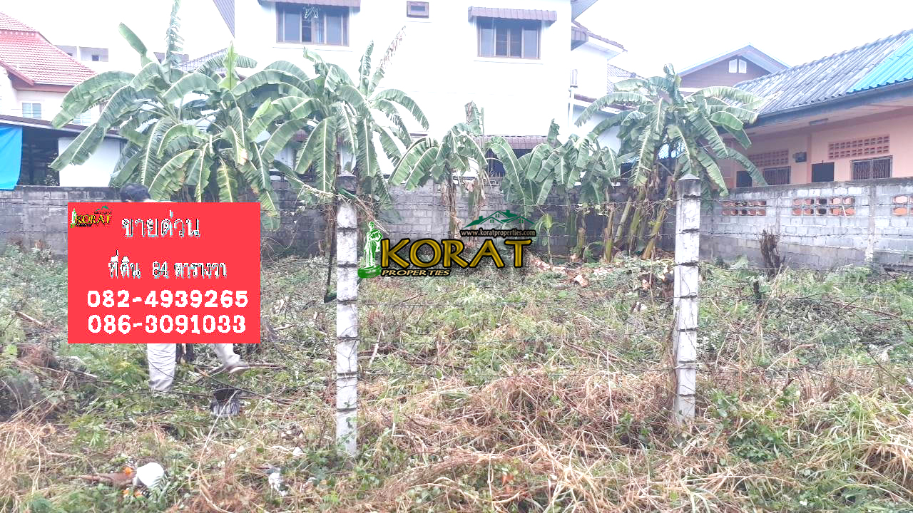ขายที่ดินทำเลดี 84ตร. โซน หนองไผ่ล้อม บุงตาหลัว #รหัสทรัพย์ KP-0085