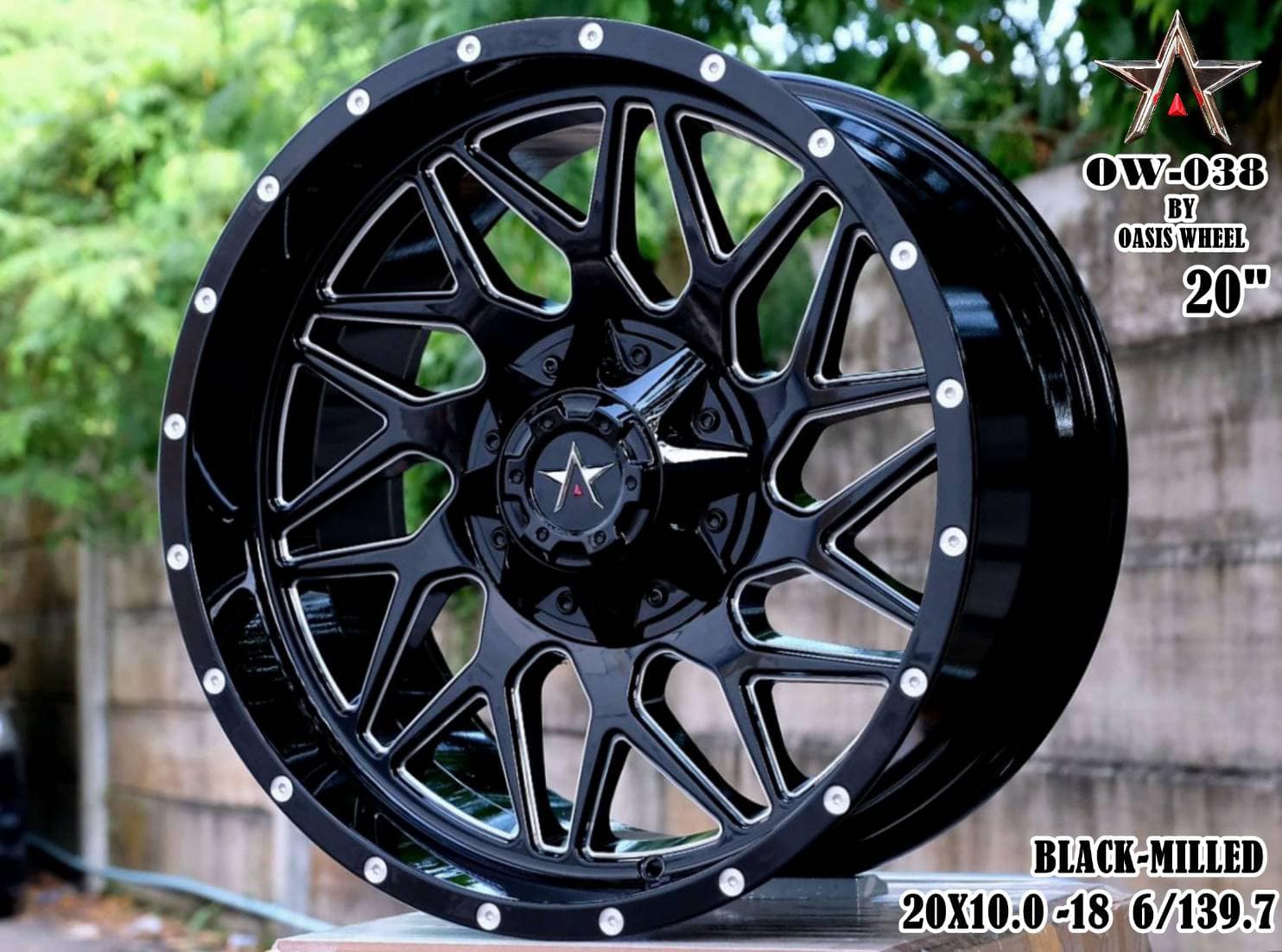 ล้อ Oasis Wheels OW-038 ขอบ 20 ออฟโรด