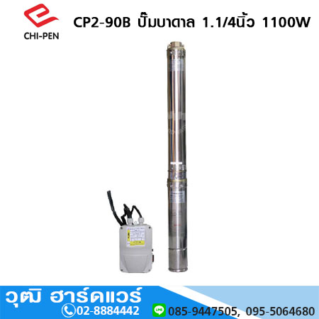 CHI-PEN CP2 ปั๊มบาดาล 1.1/4นิ้ว สำหรับบ่อ 4 นิ้ว