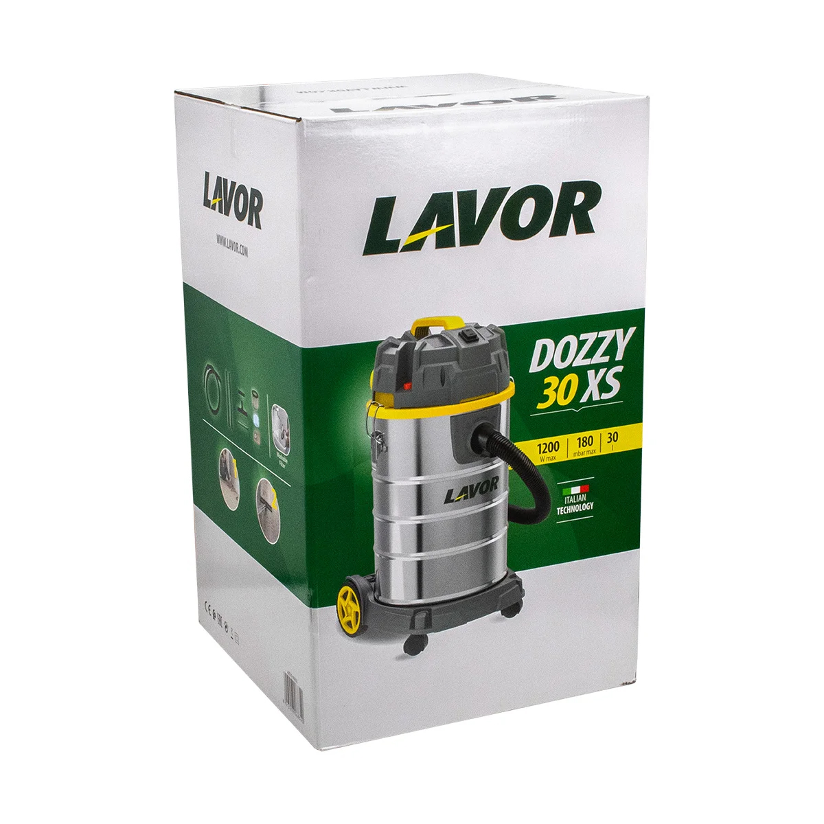LAVOR DOZZY-30XS เครื่องดูดฝุ่น 30L 1200W/220V