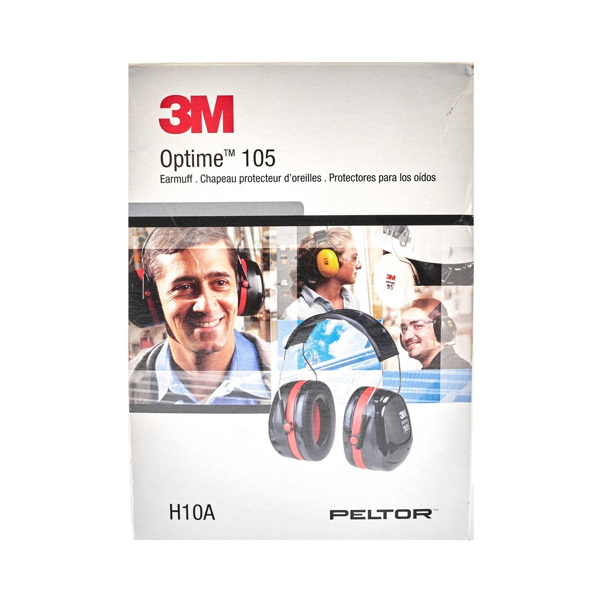 3M OPTIME105 (H10A) ที่ครอบหูลดเสียง แบบคาดศีรษะ (NRR 30)