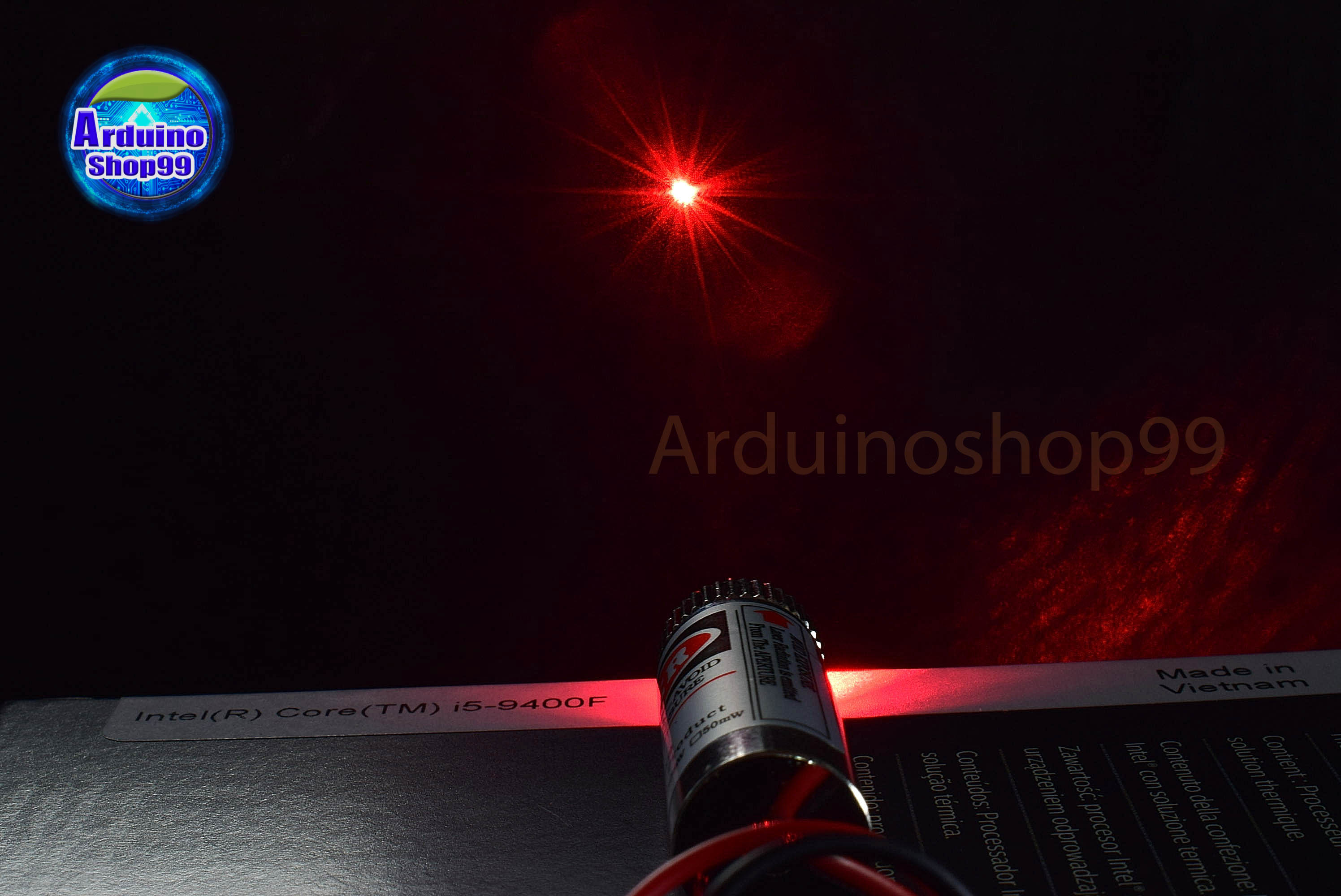 Laser 5mW 650nm เลเซอร์แบบจุด-สีแดง ปรับโฟกัสได้