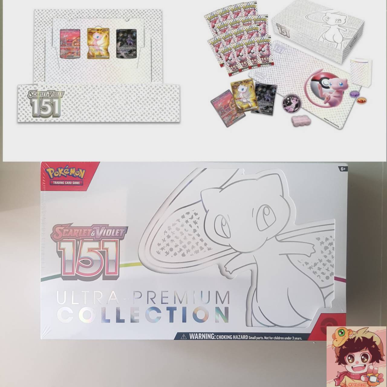 [Pokemon ENG]Pokémon TCG: Scarlet & Violet - Mew 151 Ultra-Premium Collection Mew UPC TCG[Limited Ed.] โปเกมอนการ์ด 151