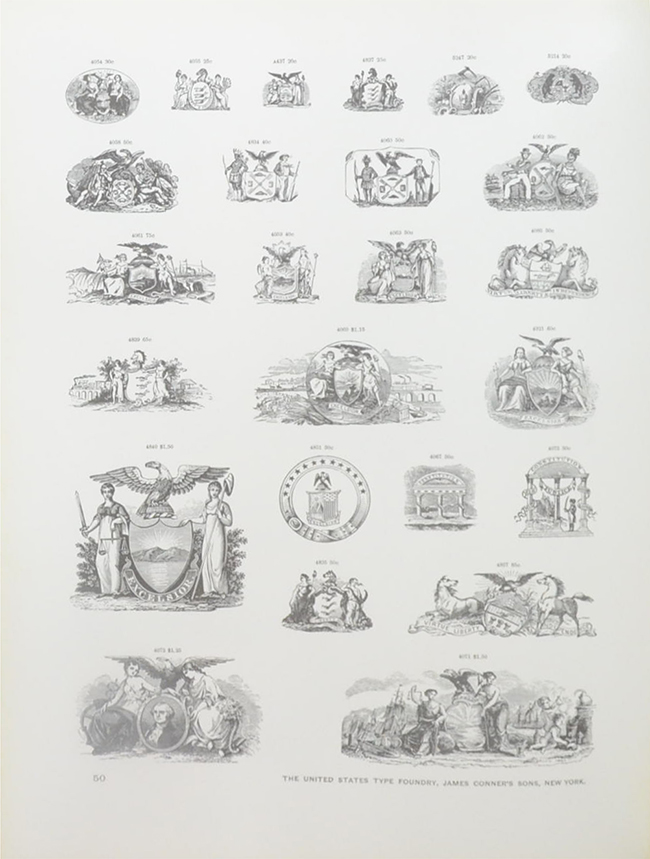 JAMES CONNER’S SONS ELEC TROTYPE SPECIMENS 1888