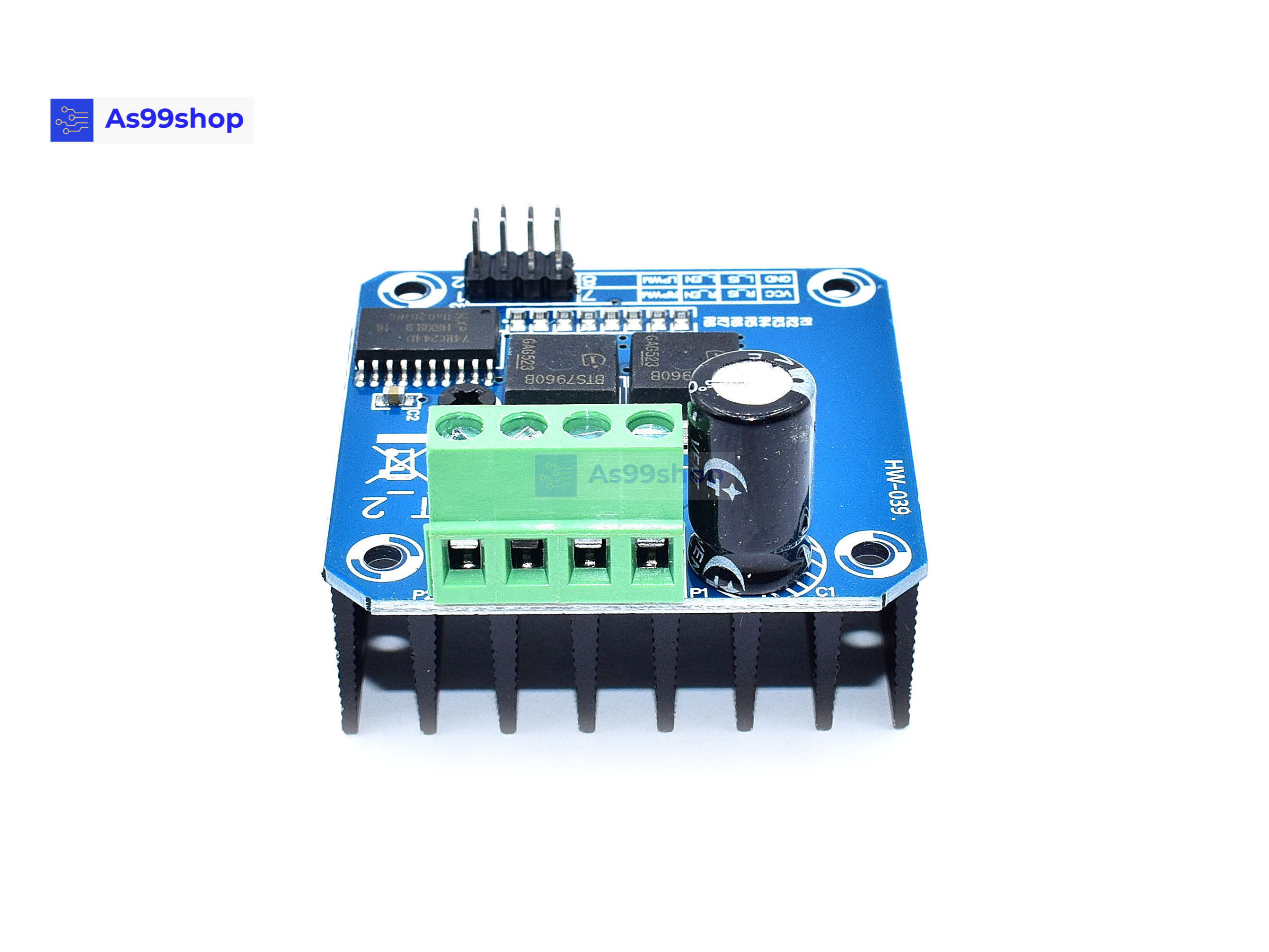 โมดูลขับเคลื่อนมอเตอร์กำลังสูง BTS7960 / IBT-2 กระแสสูง 43A