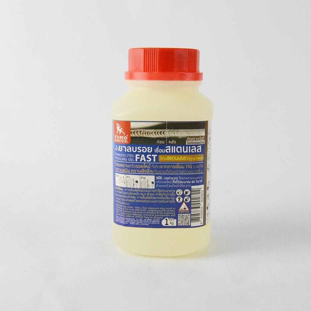SUMO น้ำยาลบรอยเชื่อมสแตนเลส 1000g (FAST) ทาทิ้งไว้เพียง 40 วินาที