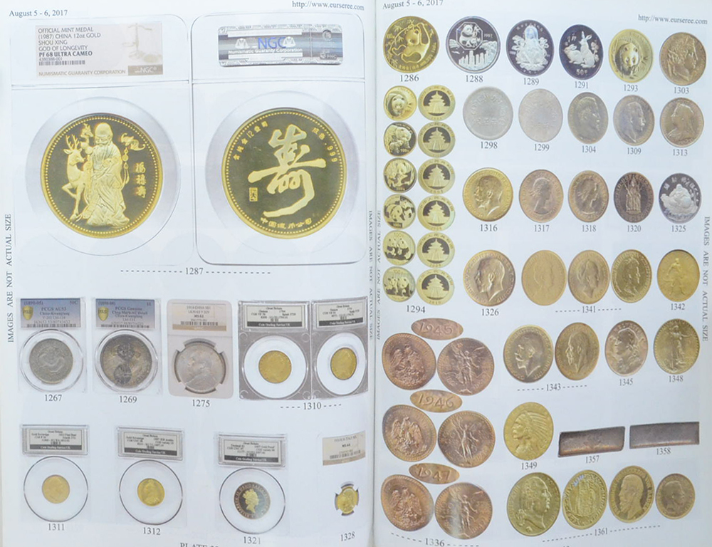 Eur-Seree Collecting Co., Ltd. Sale # 46 Stamps-Coins-Banknotes-Collectbles