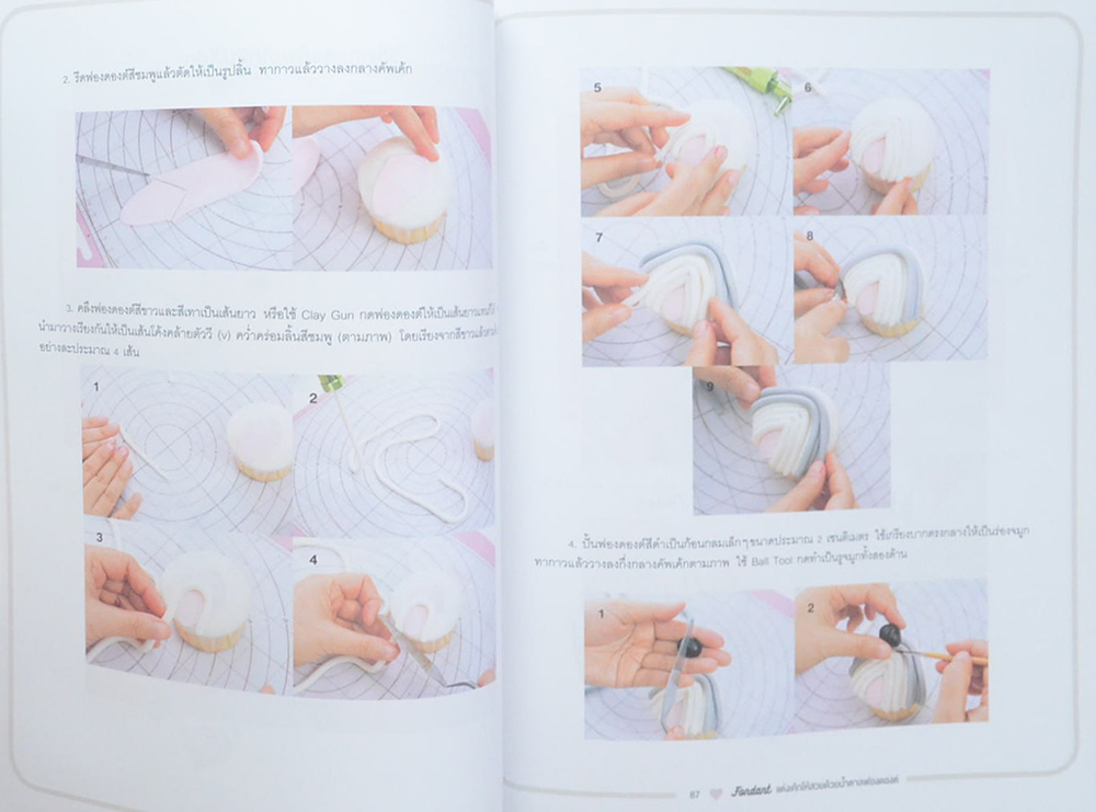 Fondant แต่งเค้กให้สวยด้วยน้ำตาลฟองดองต์