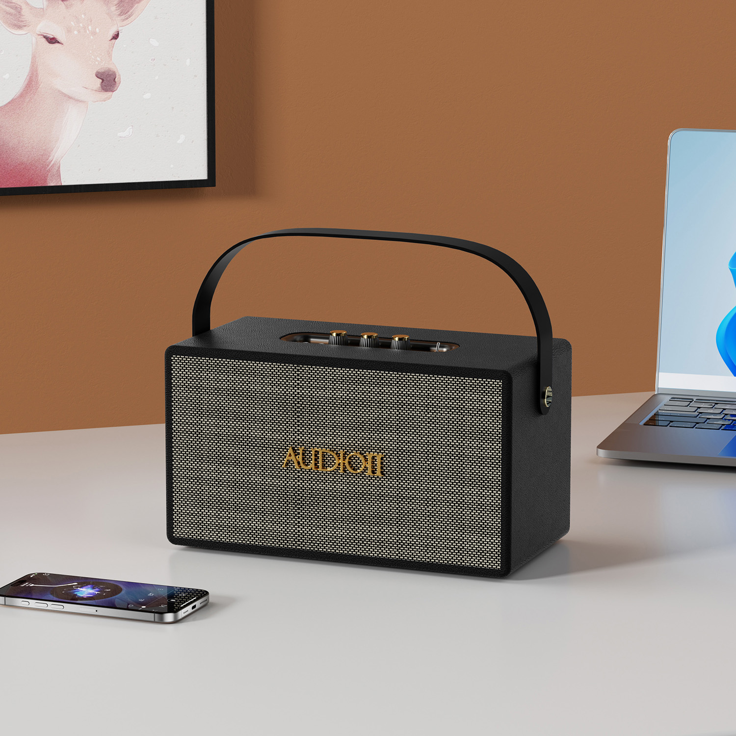 d-power ลำโพงบลูทูธ รุ่น X7 กำลังขับ 60 วัตต์ เชื่อมต่อ 2 ตัวได้ รองรับไมค์โครโฟน ประกัน 1 ปี