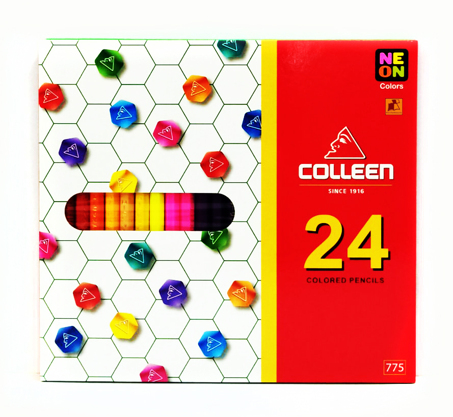ดินสอสี คอลลีน 24 สี /กล่อง
