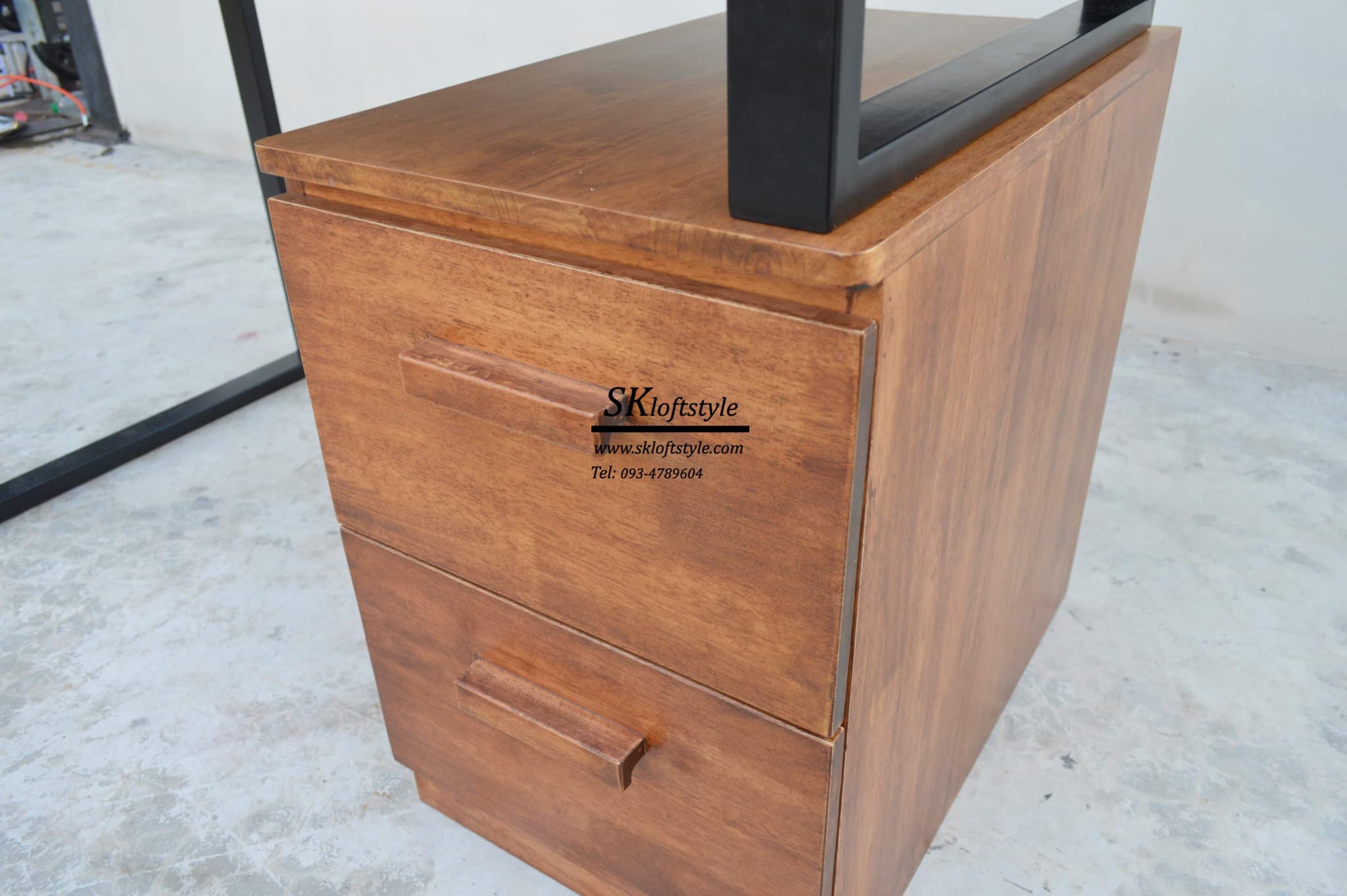 โต็ะทำงาน มีลิ้นชัก ขนาด60*120