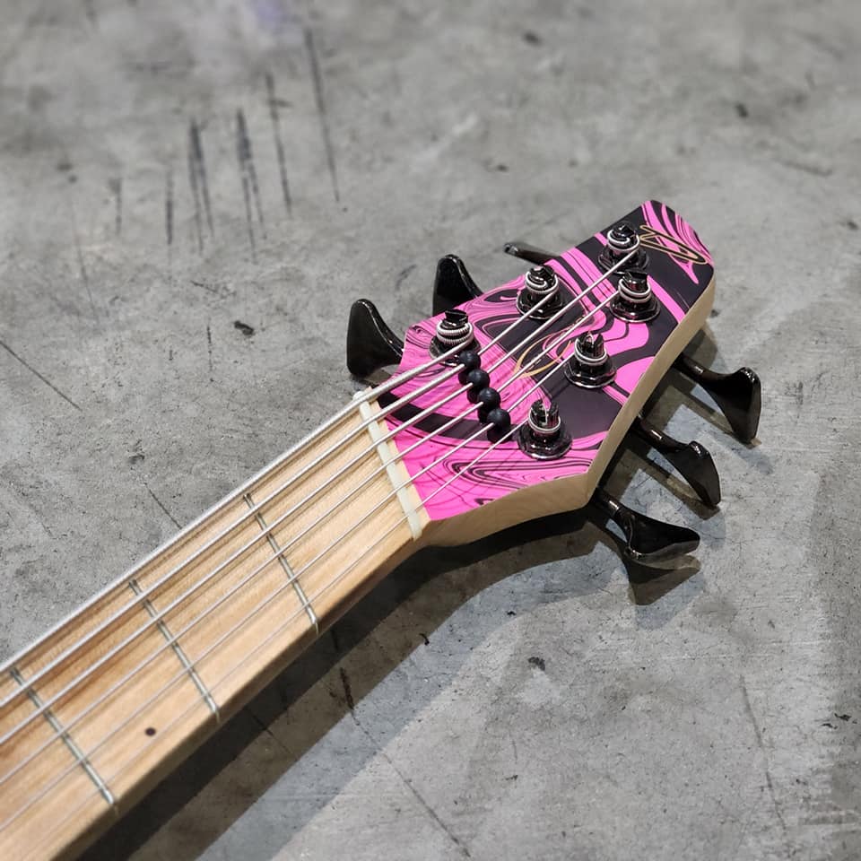 (USED) DINGWALL NG3-6 "Adam Nolly Getgood" Signature Pink Swirled Limited Edition 2021