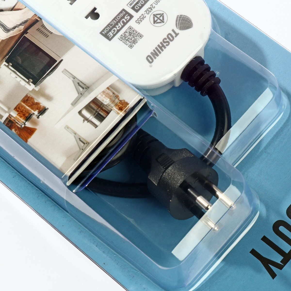 TOSHINO JT3-5M ปลั๊กพ่วง 3ช่อง/ 3สวิตซ์/ 5เมตร 16A/3600W