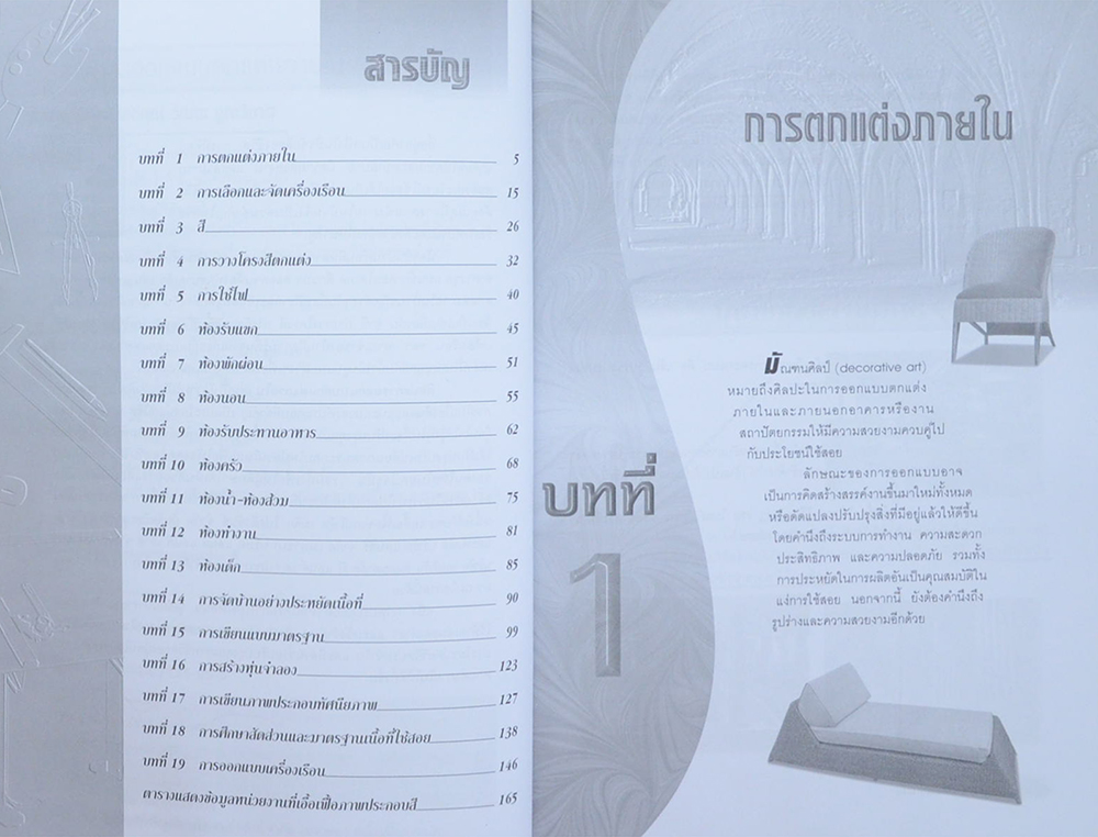 ศิลปะการออกแบบตกแต่งภายใน (ขายตามสภาพ)