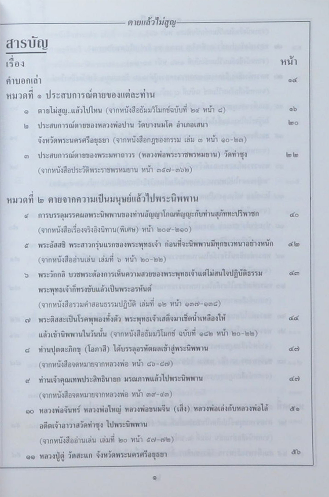 ตายไม่สูญ...แล้วไปไหน