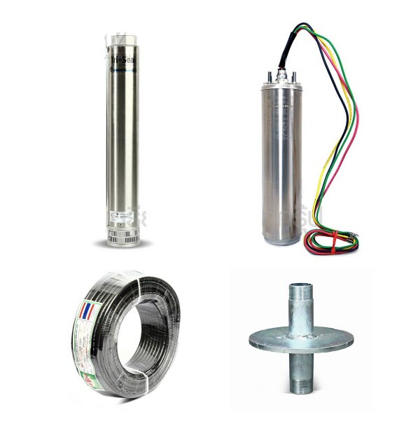 ชุดปั๊ม2HP12ใบ 2" 380V.(100FH2S4-PEXBCV)