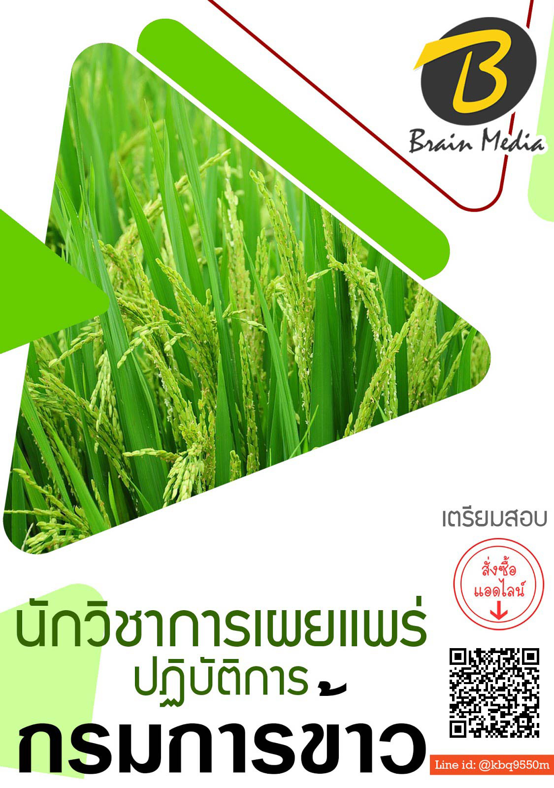 (ล่าสุด2562)แนวข้อสอบ นักวิชาการเผยแพร่ปฏิบัติการ กรมการข้าว