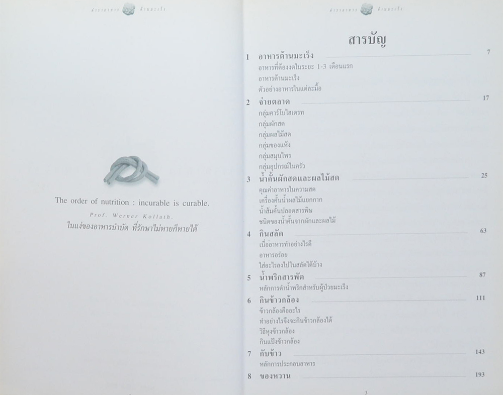 ตำราอาหารต้านมะเร็ง